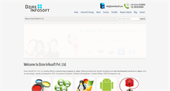 Desktop Screenshot of dzireinfosoft.com